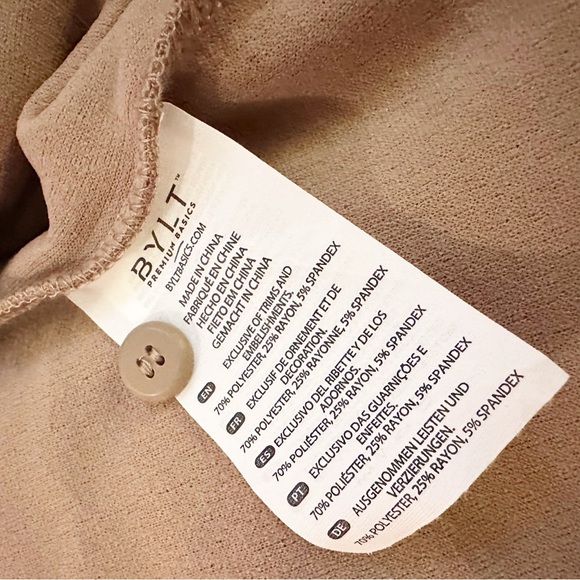 NWT BYLT Serene Shacket XS Driftwood - Picture 4 of 9